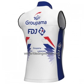 Fietsvest 2022 Groupama FDJ Wit Blauw